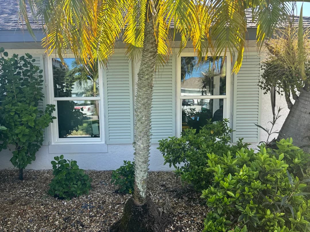 Completed impact window installation in Port St. Lucie