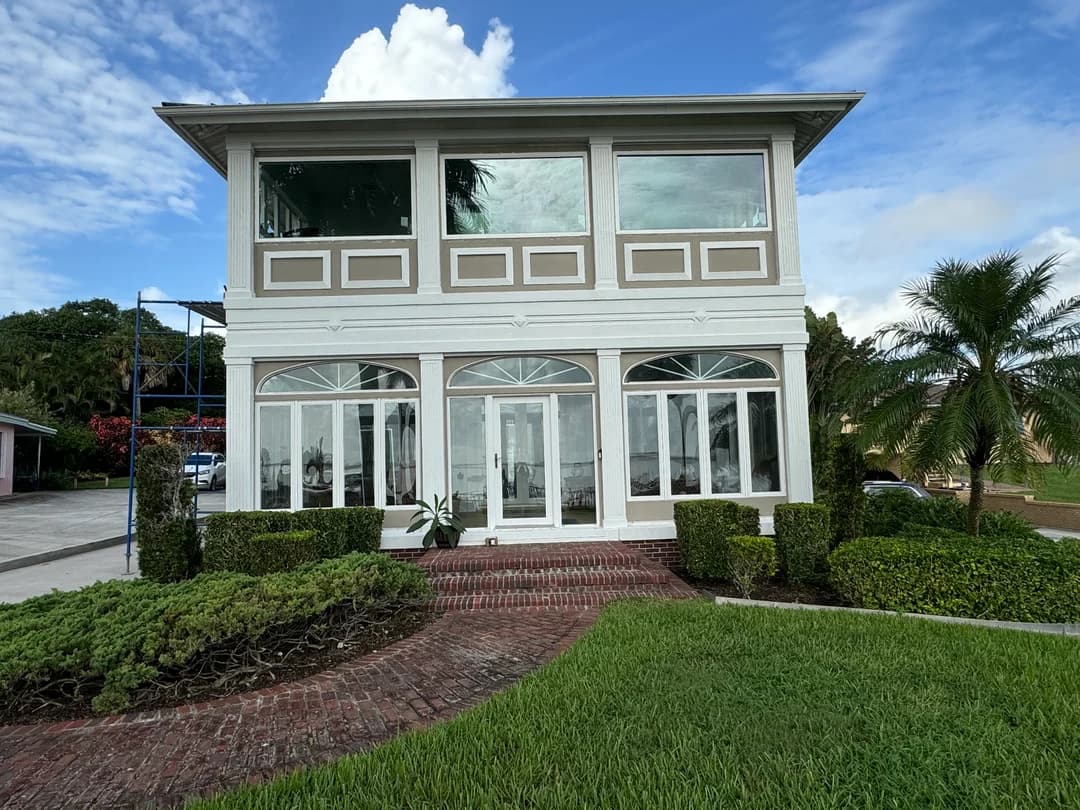 Fort Pierce waterfront home with impact windows