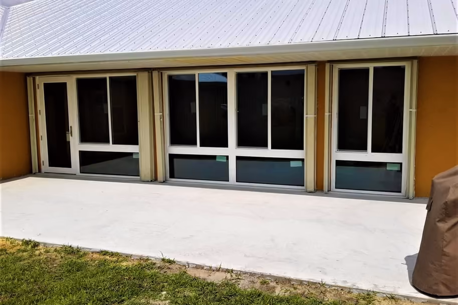 Impact windows installed on a Stuart area home